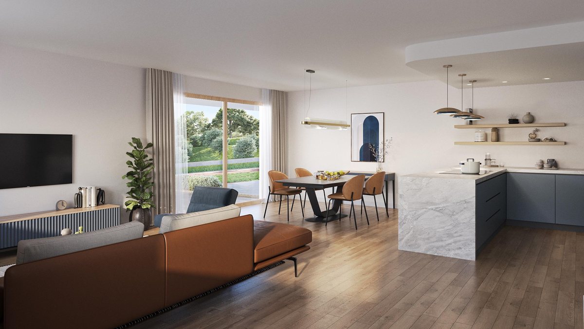 Wohnbereich der Wohnung 5